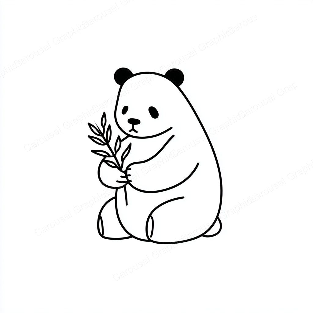 Panda Vector Graphic preview