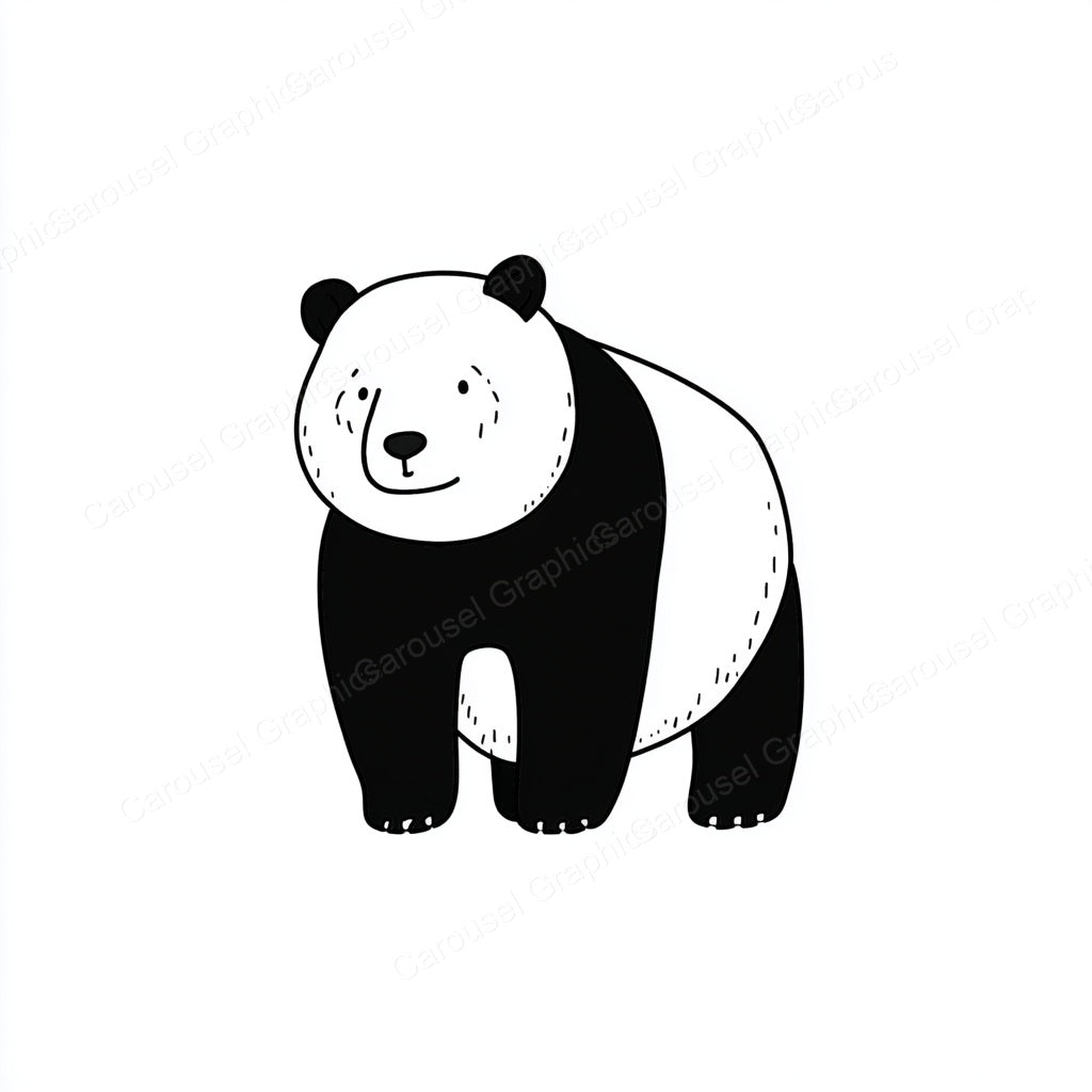 Panda Vector Graphic preview
