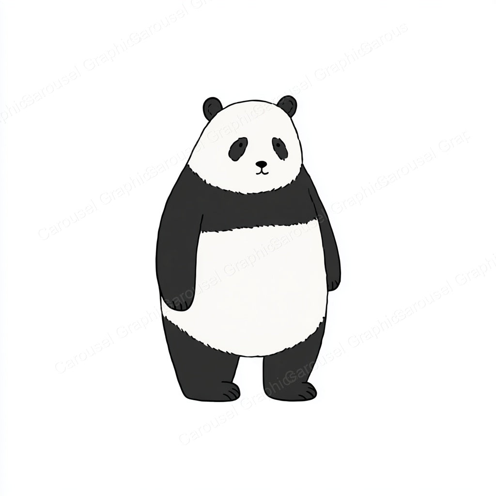 Panda Vector Graphic preview