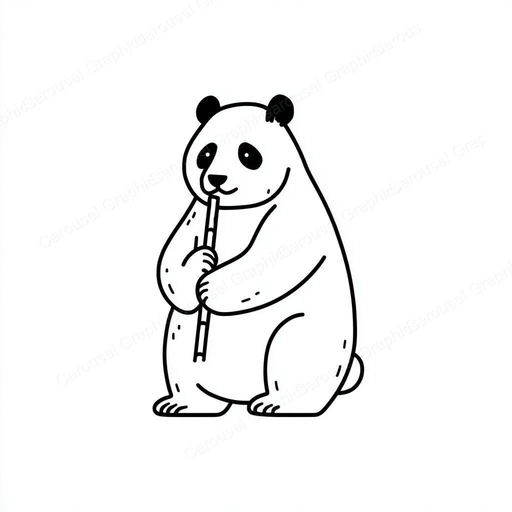 Panda Vector Graphic preview