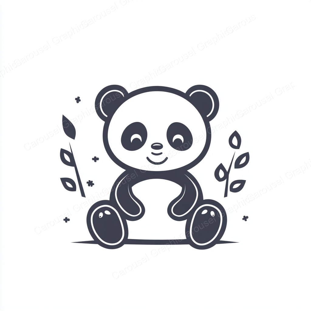 Panda Vector Graphic preview