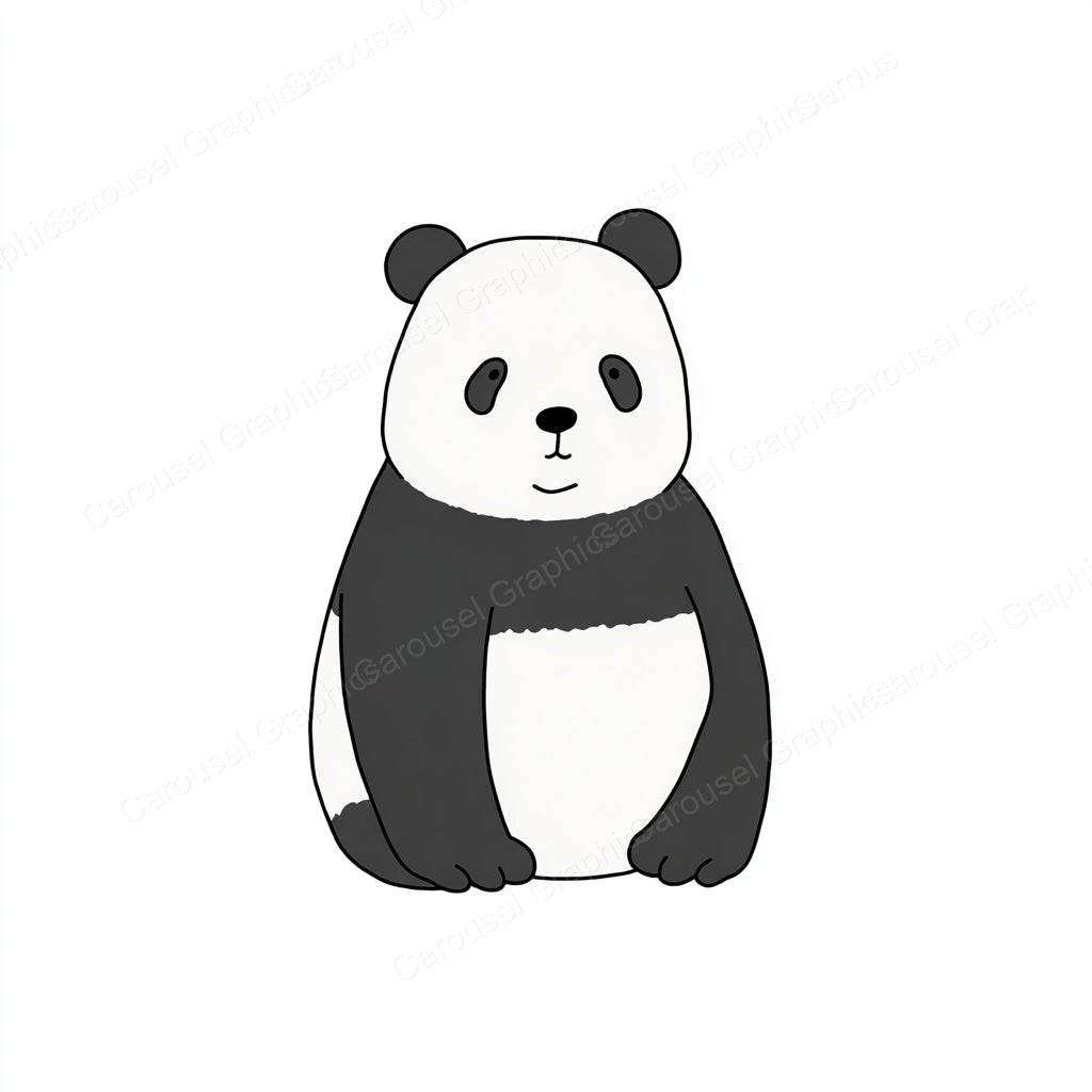 Panda Vector Graphic preview