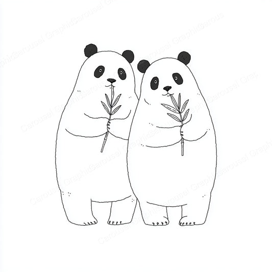 Panda Vector Graphic preview