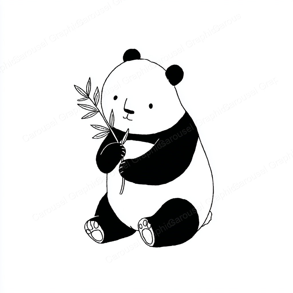 Panda Vector Graphic preview