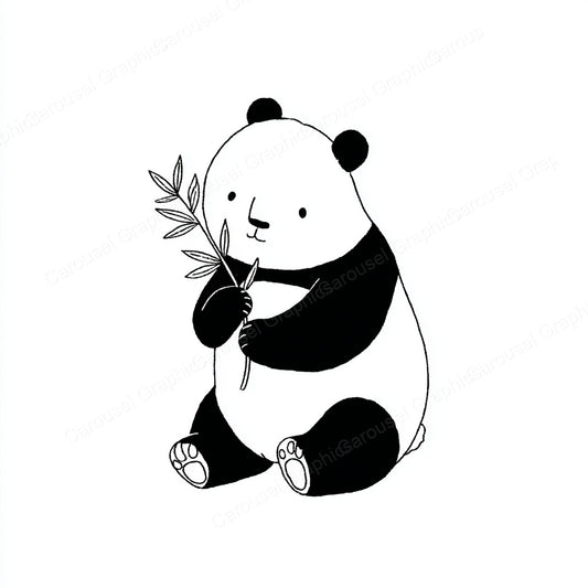 Panda Vector Graphic preview