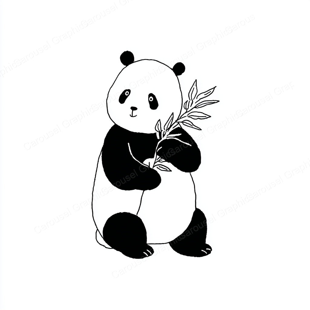 Panda Vector Graphic preview