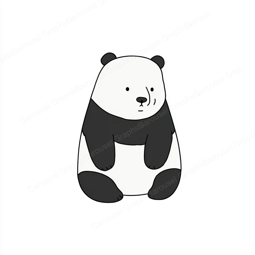 Panda Vector Graphic preview