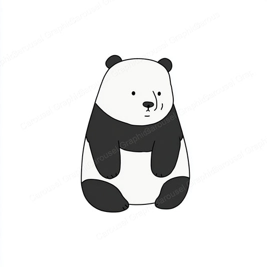 Panda Vector Graphic preview