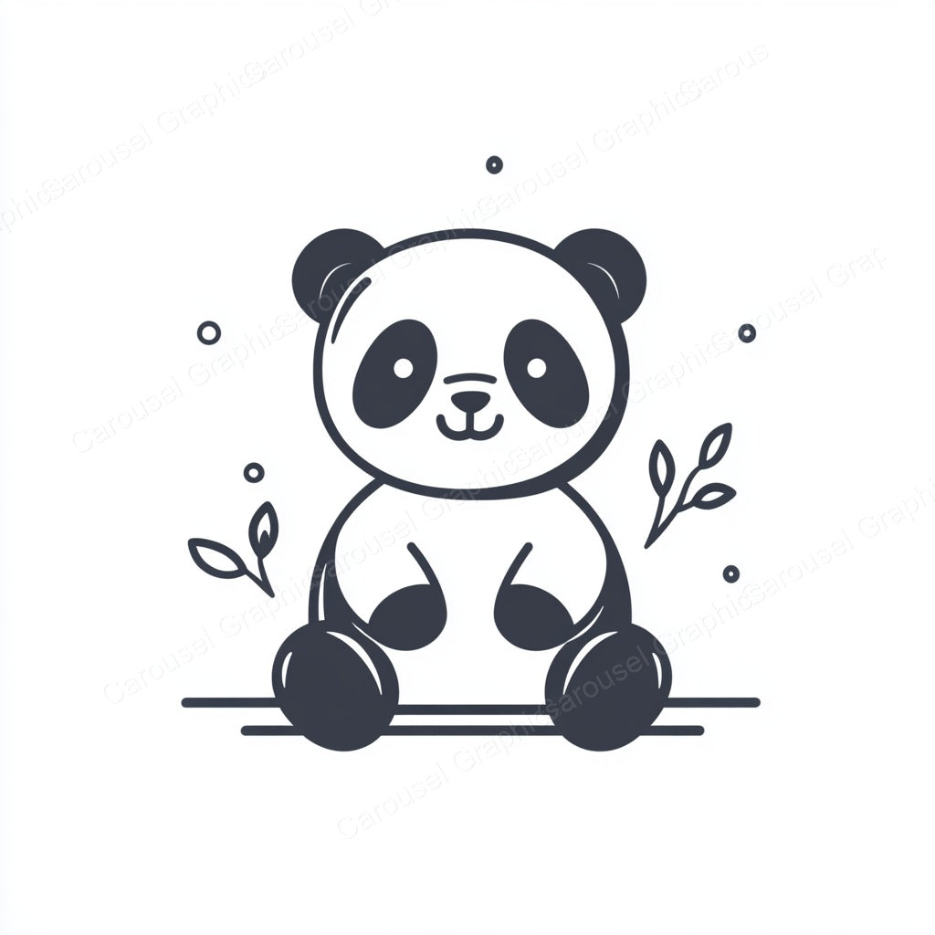 Panda Vector Graphic preview