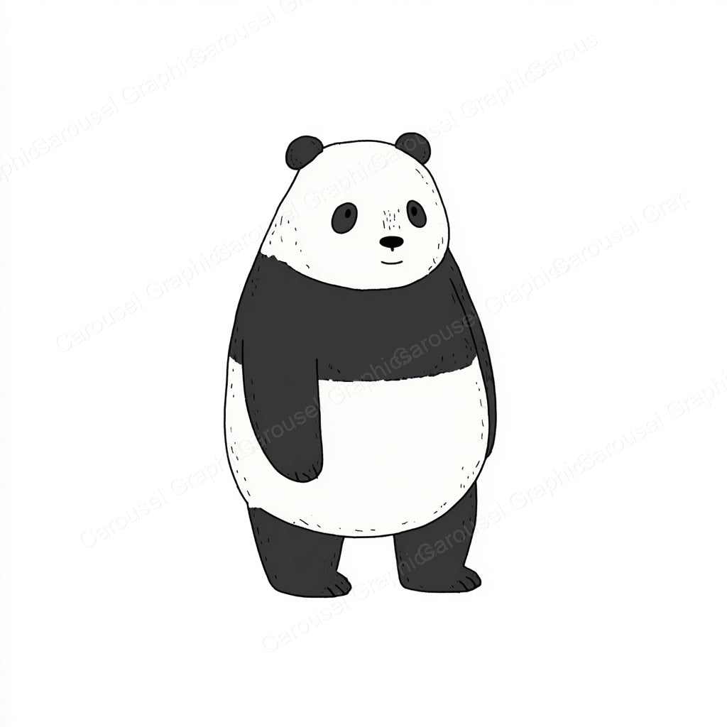 Panda Vector Graphic preview