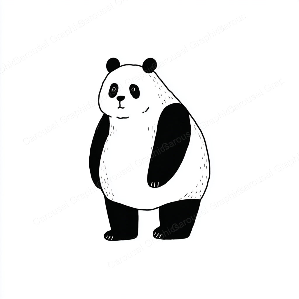 Panda Vector Graphic preview
