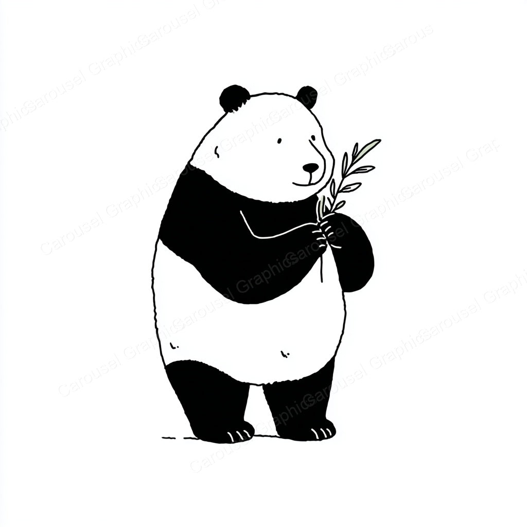 Panda Vector Graphic preview