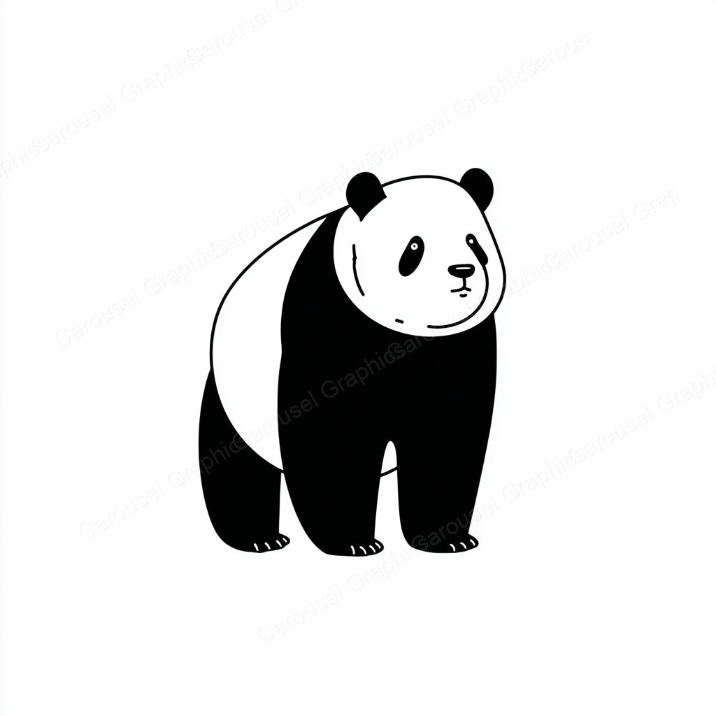 Panda Vector Graphic preview