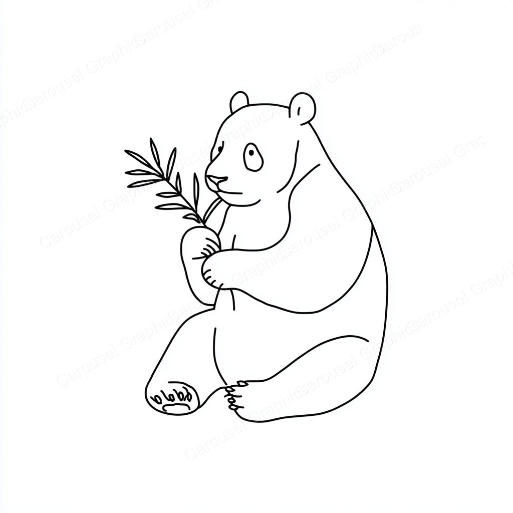 Panda Vector Graphic preview