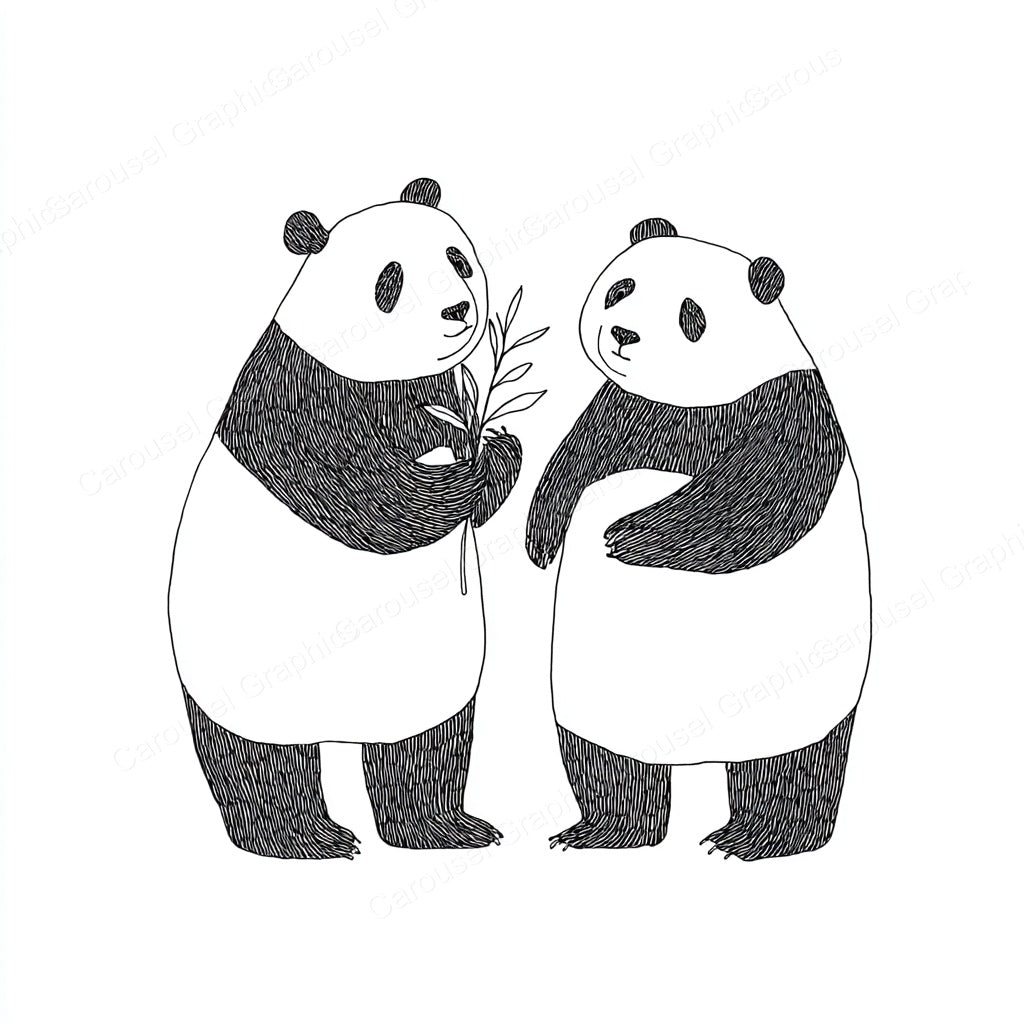 Panda Vector Graphic preview