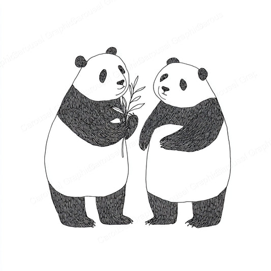 Panda Vector Graphic preview