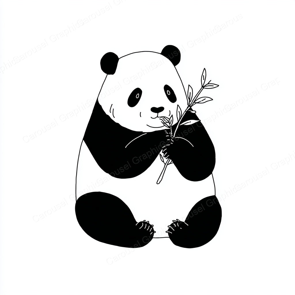Panda Vector Graphic preview