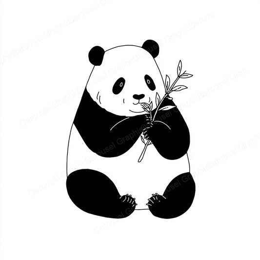 Panda Vector Graphic preview