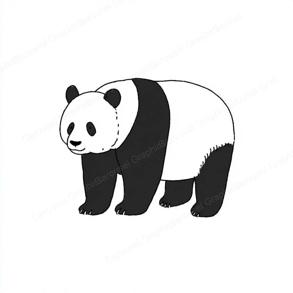 Panda Vector Graphic preview