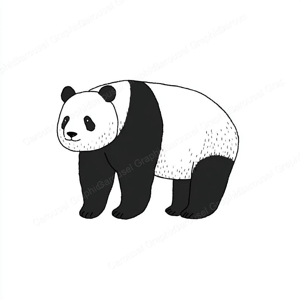 Panda Vector Graphic preview