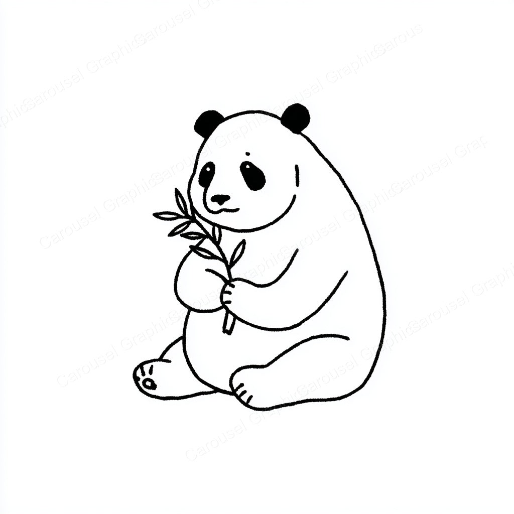 Panda Vector Graphic preview
