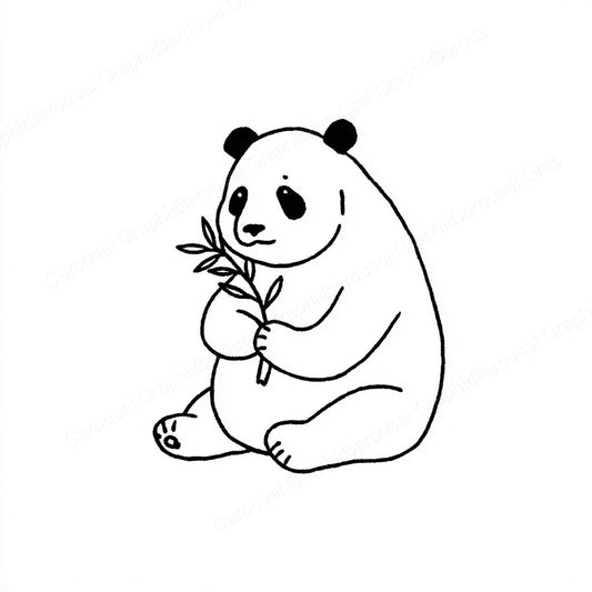 Panda Vector Graphic preview