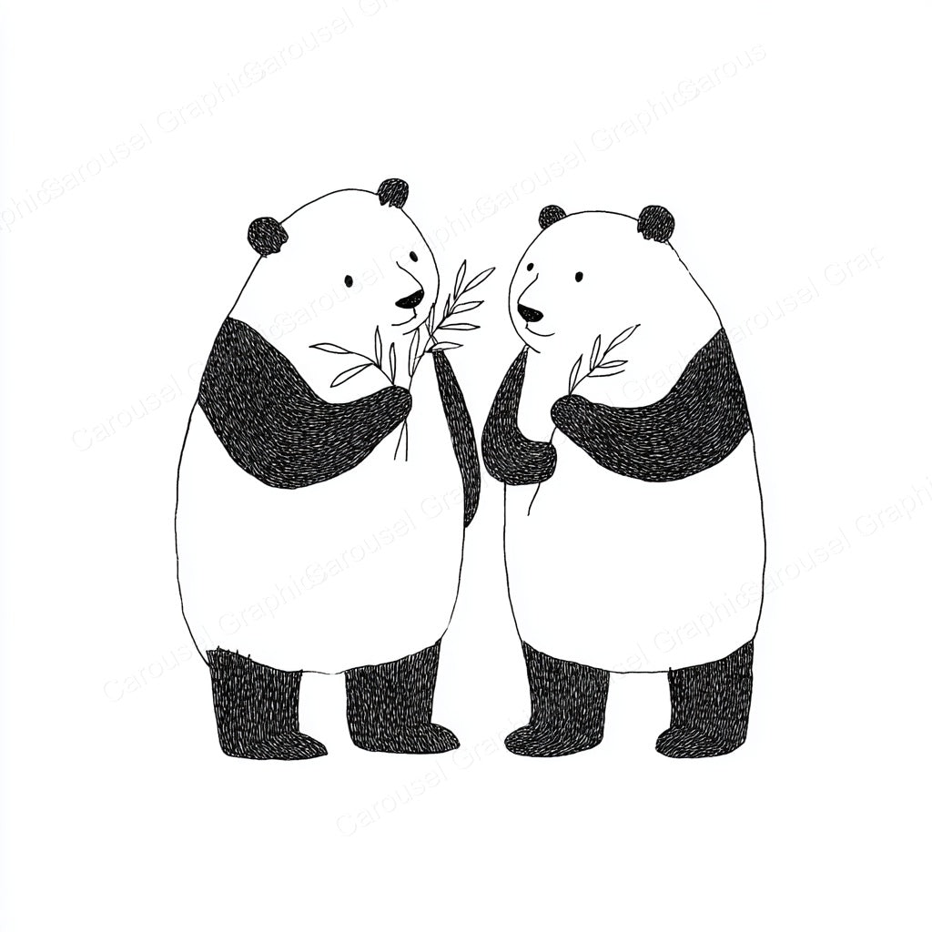 Panda Vector Graphic preview