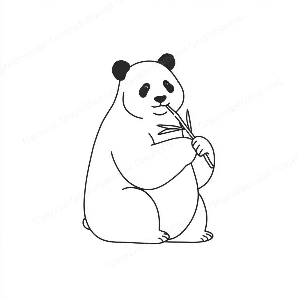 Panda Vector Graphic preview