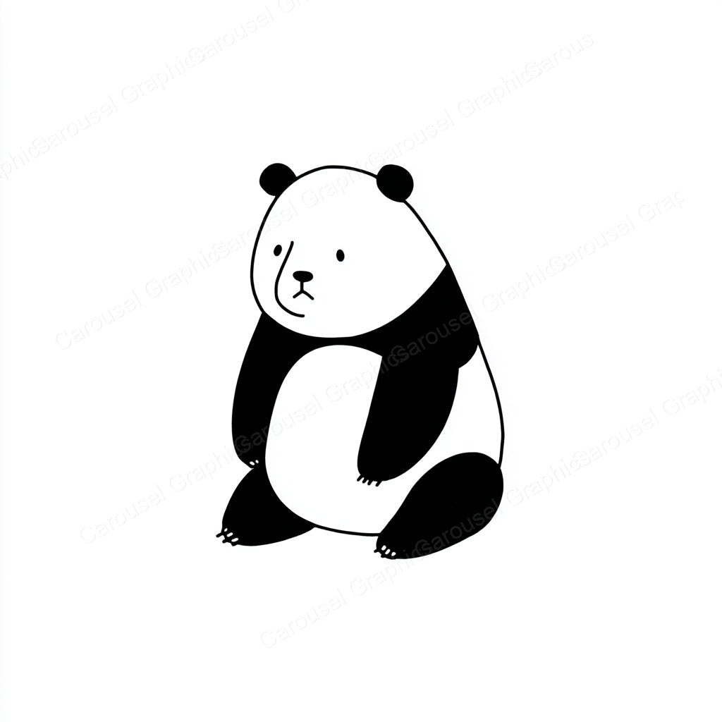 Panda Vector Graphic preview