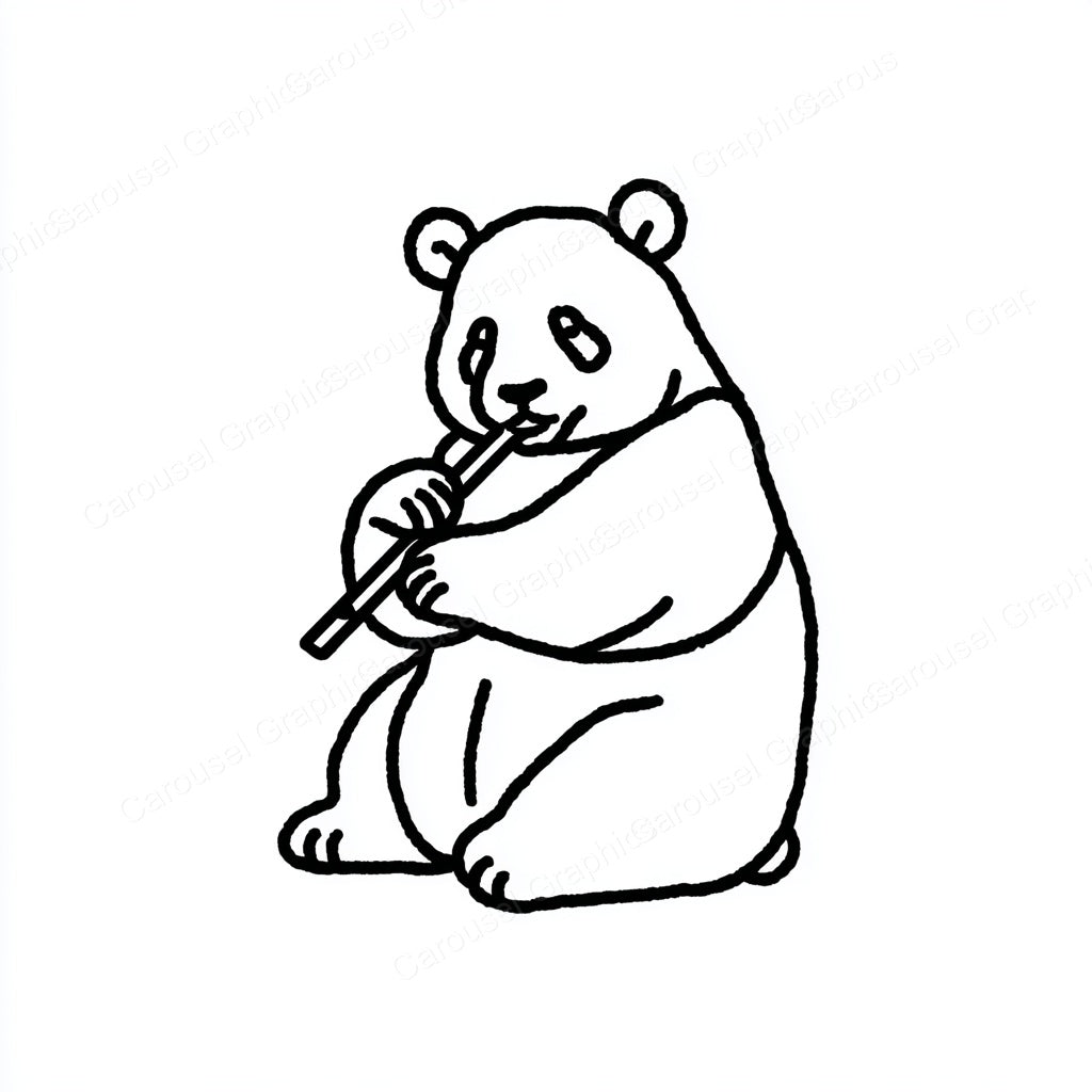 Panda Vector Graphic preview