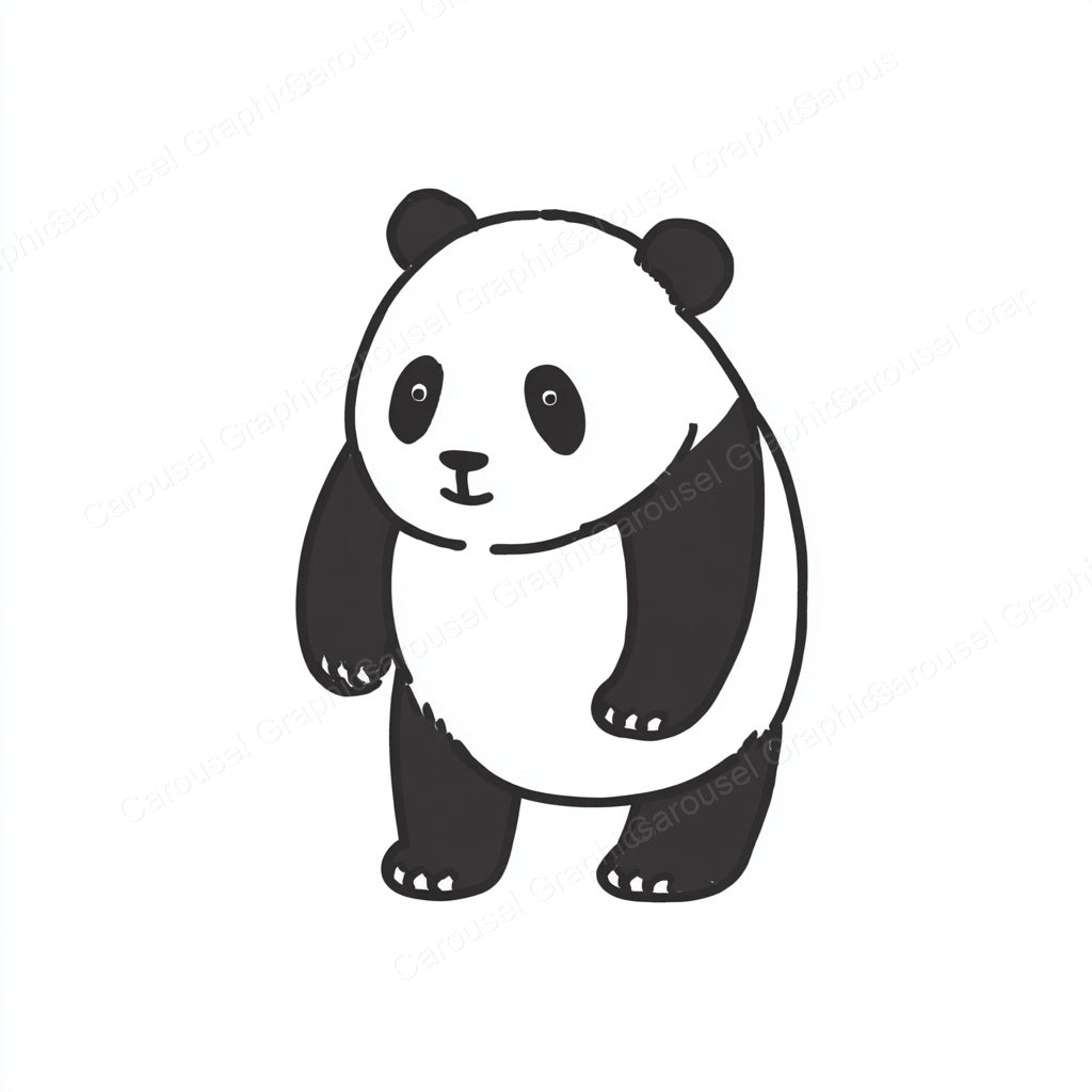Panda Vector Graphic preview