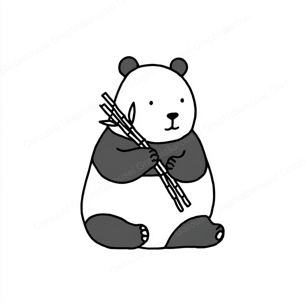 Panda Vector Graphic preview