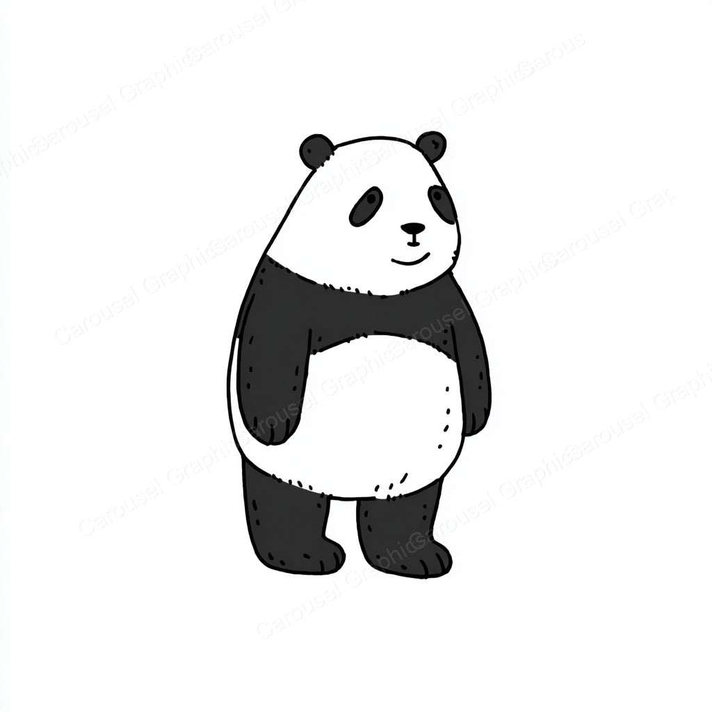 Panda Vector Graphic preview