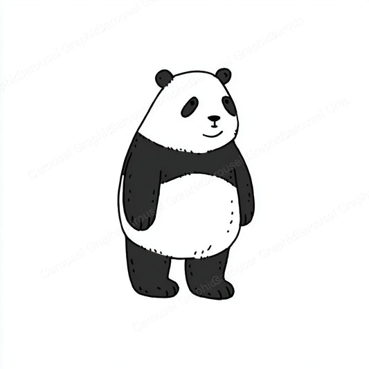 Panda Vector Graphic preview