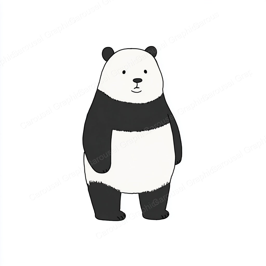 Panda Vector Graphic preview