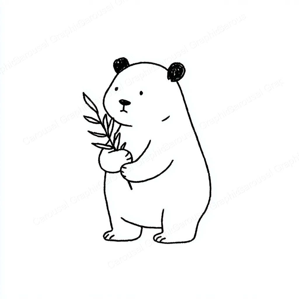 Panda Vector Graphic preview