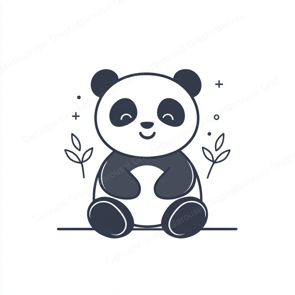 Panda Vector Graphic preview