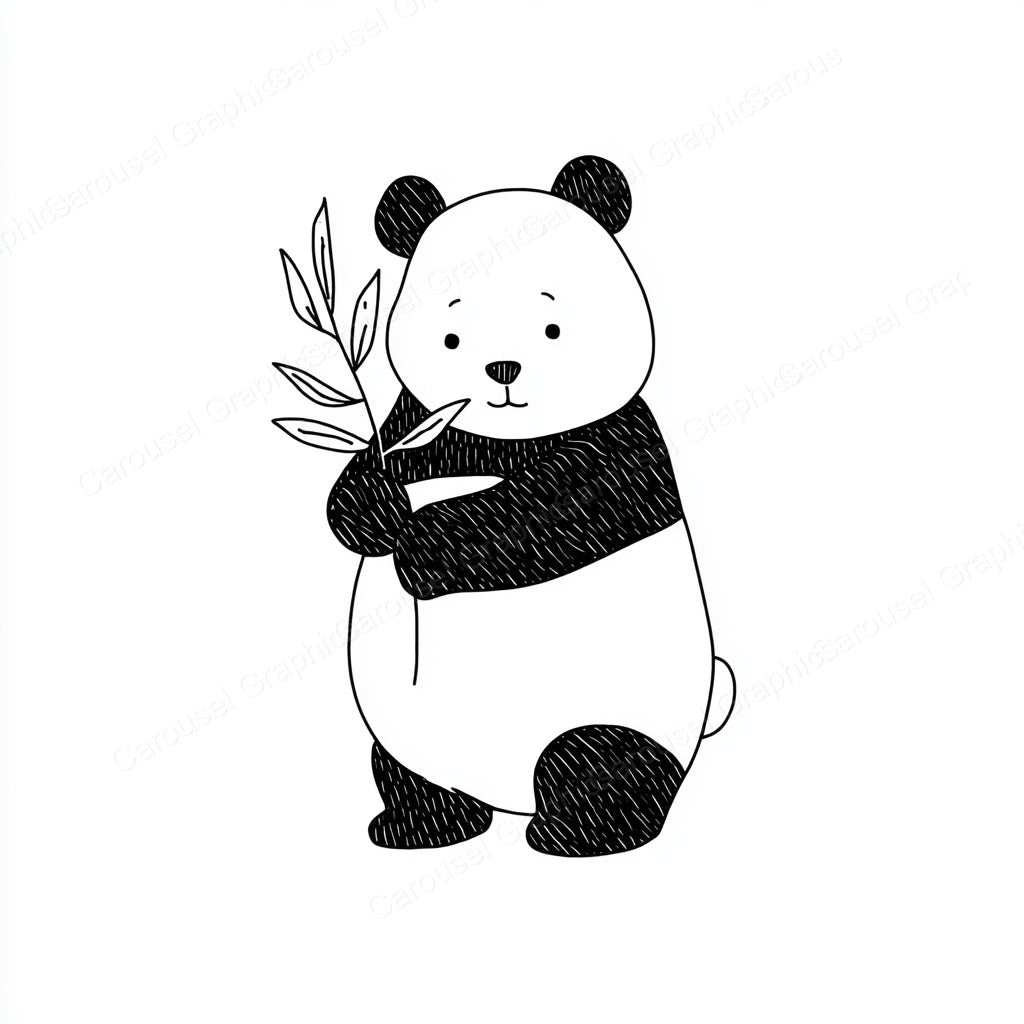 Panda Vector Graphic preview