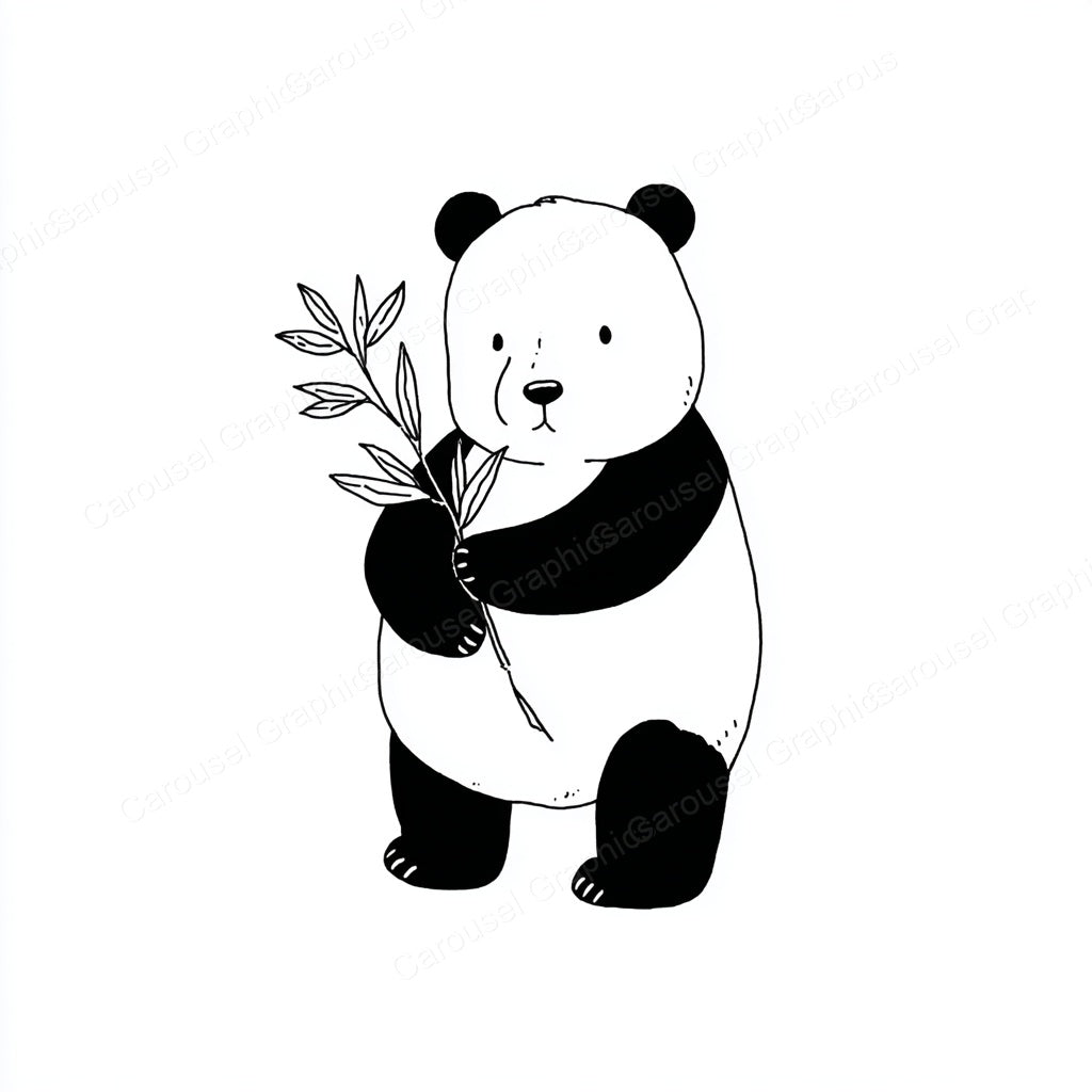 Panda Vector Graphic preview