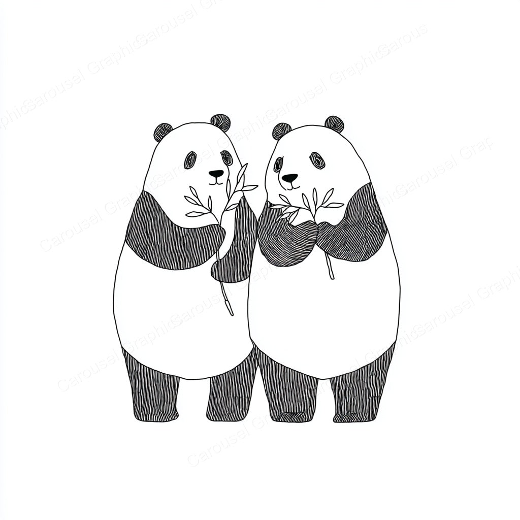 Panda Vector Graphic preview