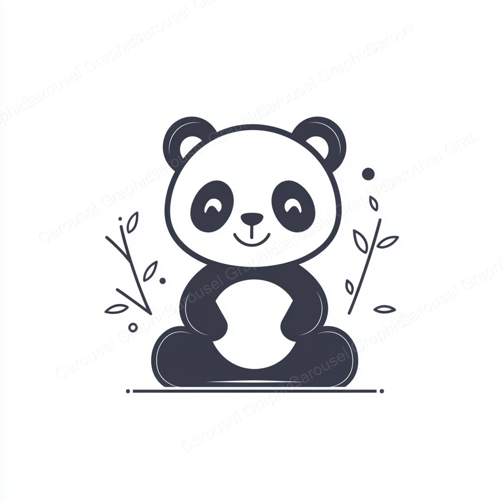Panda Vector Graphic preview