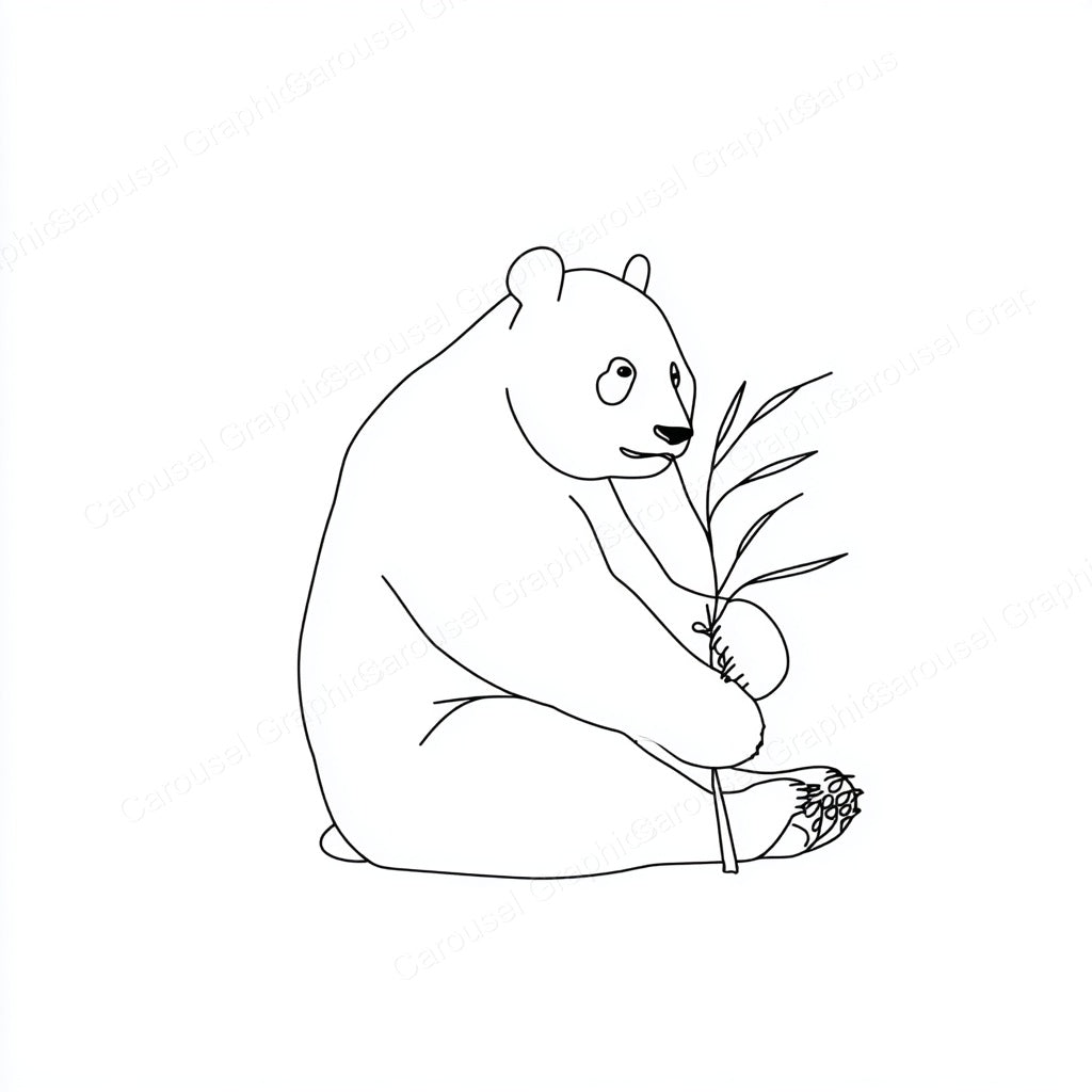 Panda Vector Graphic preview