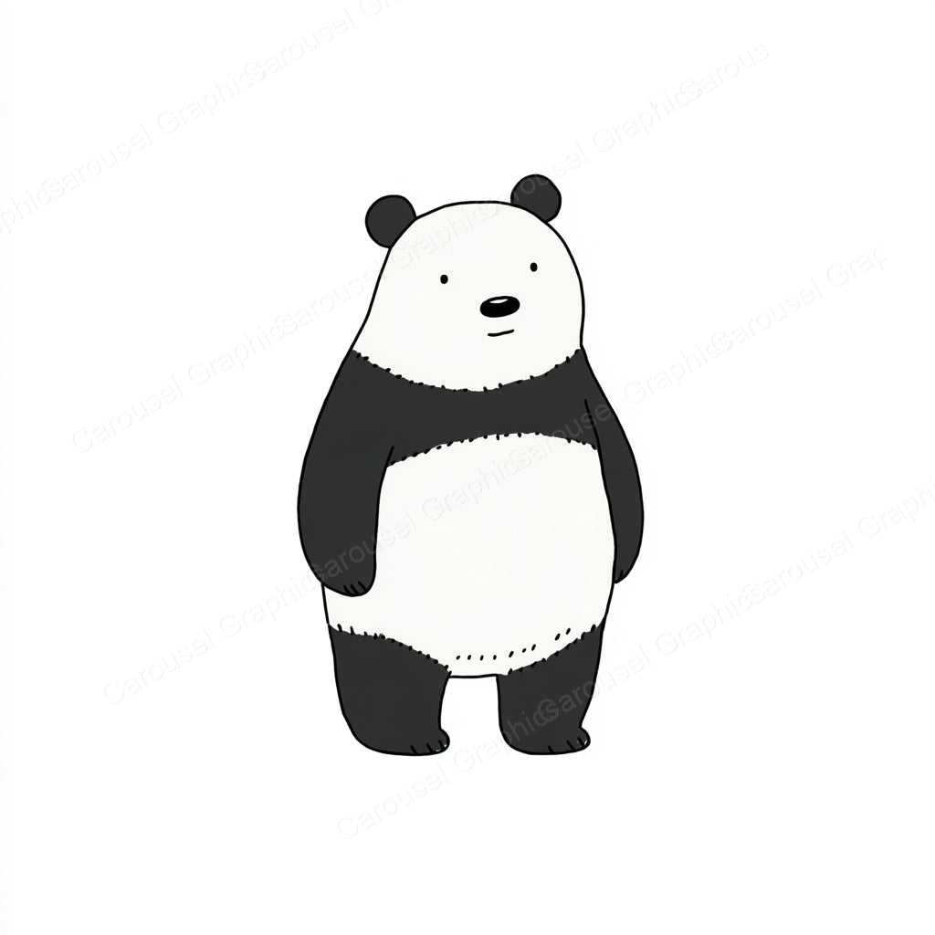 Panda Vector Graphic preview