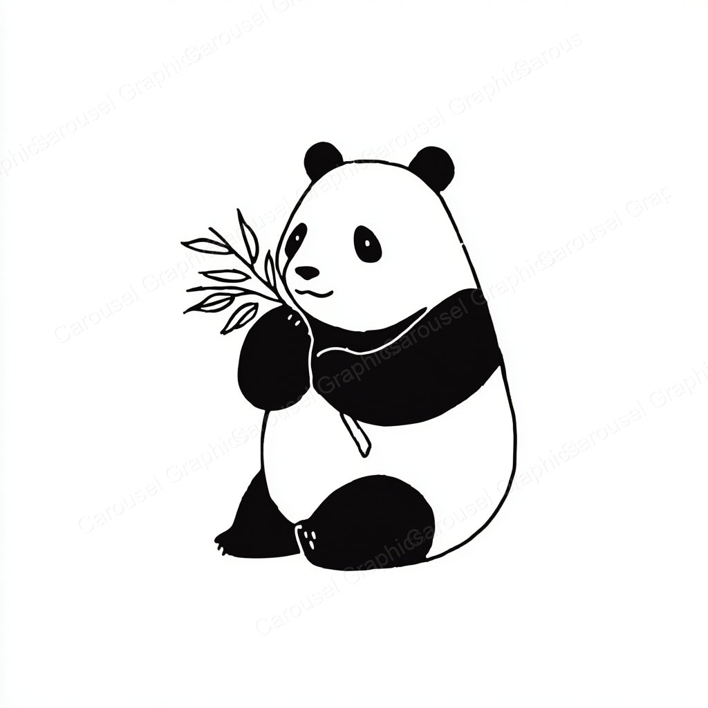 Panda Vector Graphic preview