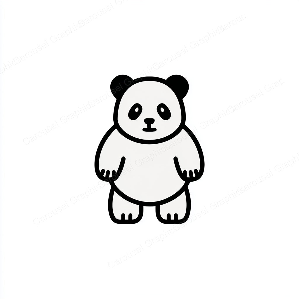 Panda Vector Graphic preview