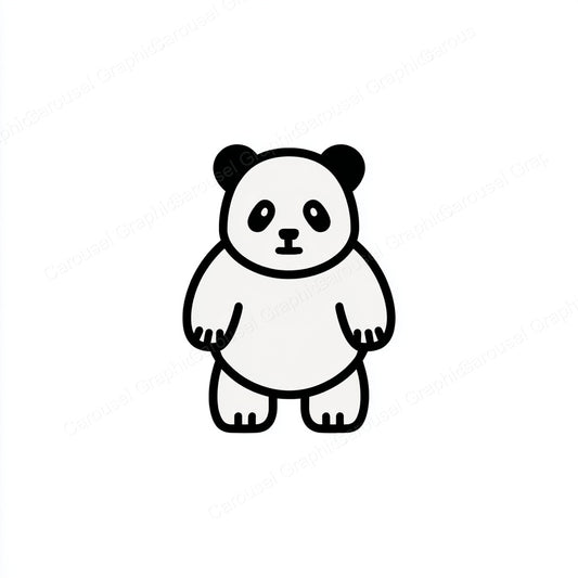 Panda Vector Graphic preview