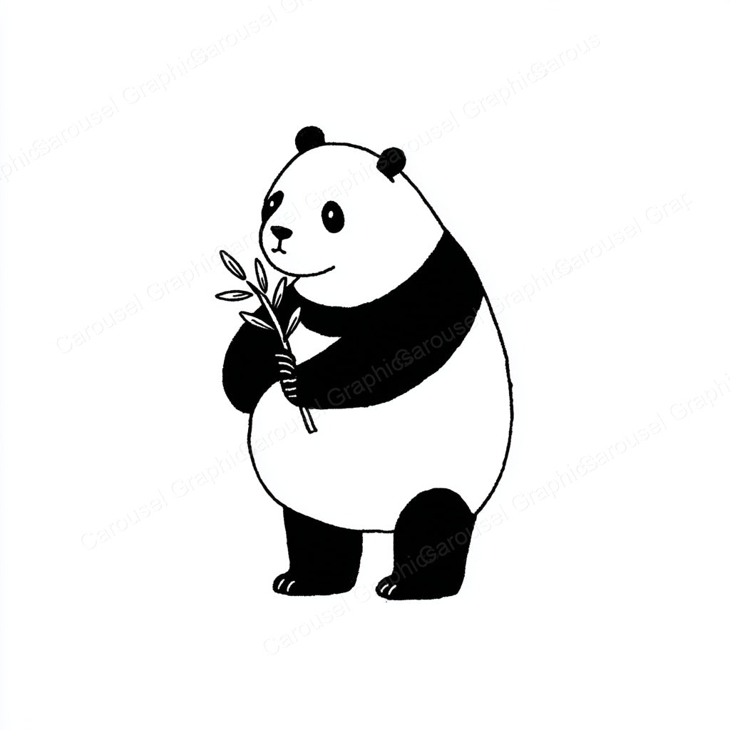 Panda Vector Graphic preview