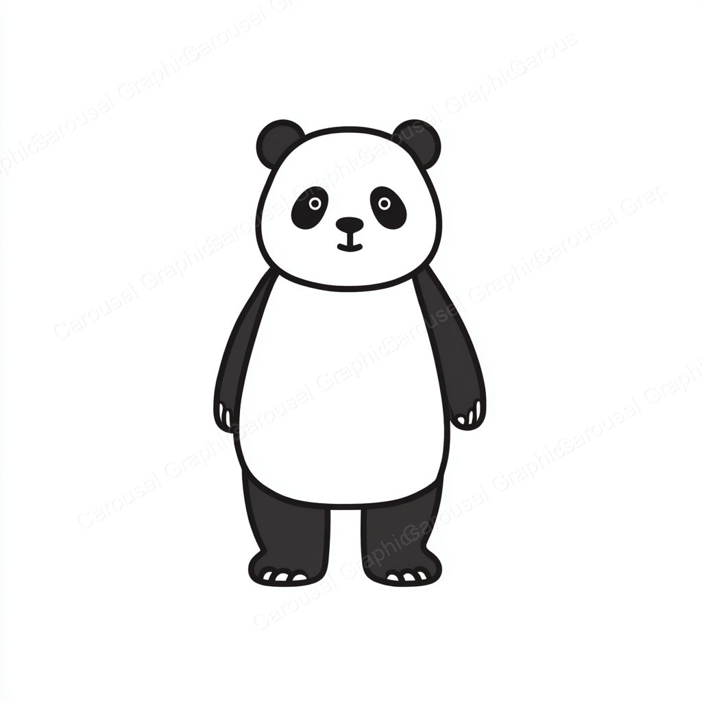 Panda Vector Graphic preview