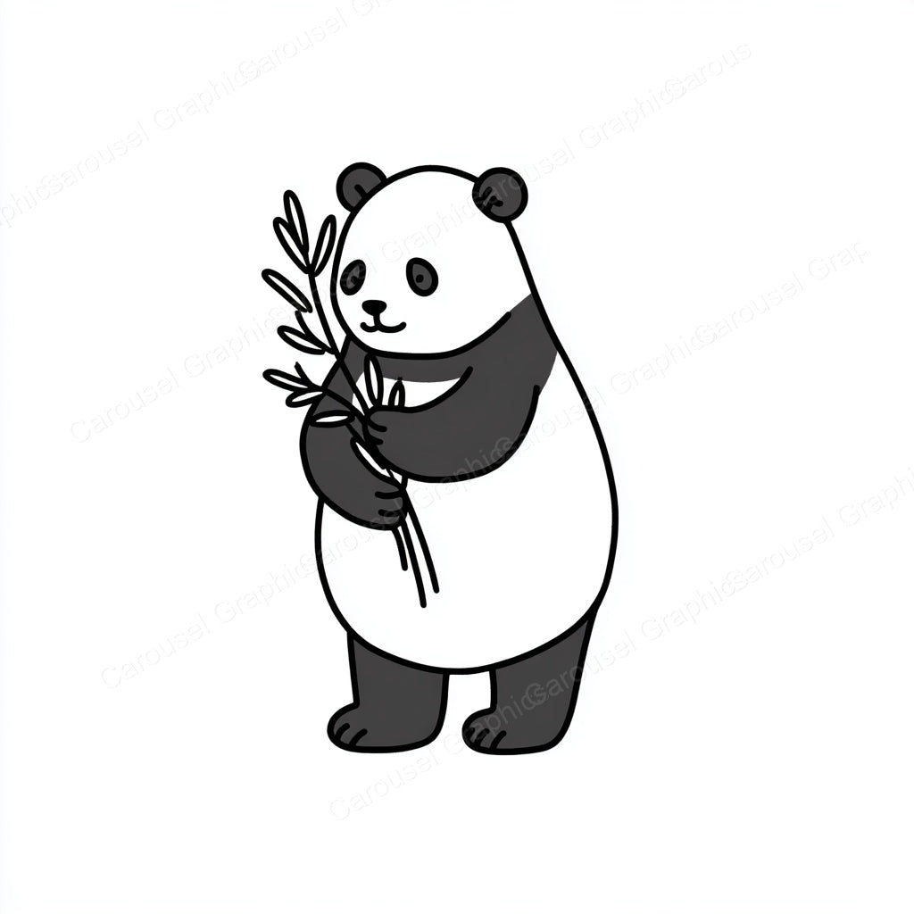 Panda Vector Graphic preview