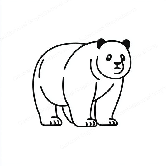 Panda Vector Graphic preview